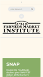 Mobile Screenshot of farmersmarketinstitute.org