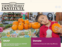 Tablet Screenshot of farmersmarketinstitute.org
